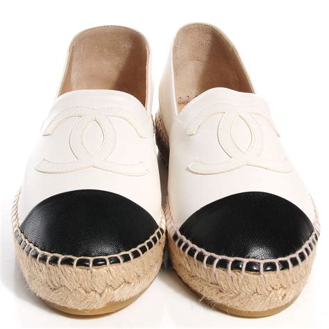 chanel lambskin espadrilles slides|where to buy Chanel espadrilles.